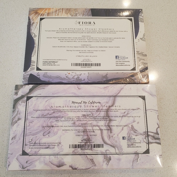 New. 2 pack shower steamers - Picture 2 of 2